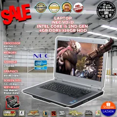 Laptop Nec Versapro i5 5th Gen 4gb ddr3 128gb SSD intel hd 