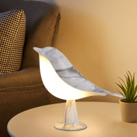 โคมไฟตั้งโต๊ะ LED ไร้สายขนาดเล็ก Magpie Shape Night Light Dimmable Touch Sensor โคมไฟข้างเตียง USB โคมไฟตั้งโต๊ะแบบชาร์จไฟได้สำหรับห้องนอน