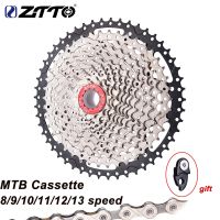 ZTTO จักรยาน Cassette 8/9/10/11/12/13 Speed Mountain Bike Sprocket Freewheel 8S 9S 10S 11S 12S 13 S 32/36/40/42/46/50โซ่รูปตัวที K7