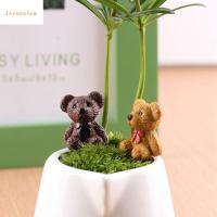 ของเล่นน่ารักการ์ตูนผลิตภัณฑ์ตกแต่งบนโต๊ะสำหรับเด็ก Succulents หมี DIY ขนาดเล็กรูปแกะสลักงานฝีมือสิ่งตกแต่งทรงเค้กไมโคร