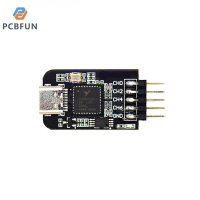 pcbfun เครื่องวิเคราะห์ลอจิกขนาดเล็กอินเทอร์เฟซ Type-C เครื่องมือแก้จุดบกพร่องแขน FPGA MCU 24M การสุ่มตัวอย่าง8ช่อง