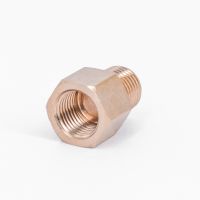 1/4 quot; NPT Female To 1/4 quot; BSPP Male Reducing Brass Pipe Fitting Adapter For Pressure Gauge Water Gas Oil Fuel