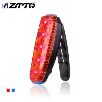 ZTTO USB Li-po Battery Rechargeable Road Mountain Bicycle Bike Clip Waterproof Safety Warning Rear Taillight Running Light WR03