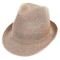 Summer Mesh Sequin Glitter Jazz Hat Knit Light Breathable Fedora Beach Hat Fashion Street Dance Hat