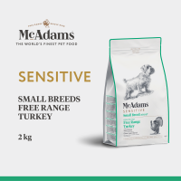 McAdams Sensitive Small Breeds Free Range Turkey สูตรไก่งวงฟรีเร้นจ์ สำหรับสุนัขสายพันธุ์เล็ก