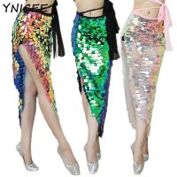 【YD】 Womens Sequin Tassel Belly Hip Scarf Skirt Performance Waist Chain Wrap Indain Costume