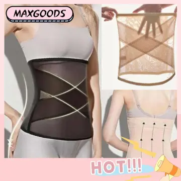 Cross Mesh Girdle for Waist Shaping for Postpartum Tummy Toning and Body  Shaping