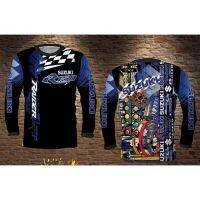 2023 New150ระเหิดเต็ม Raider Longsleeve 3d พิมพ์แขนยาวรถจักรยานยนต์ย์ขนาด