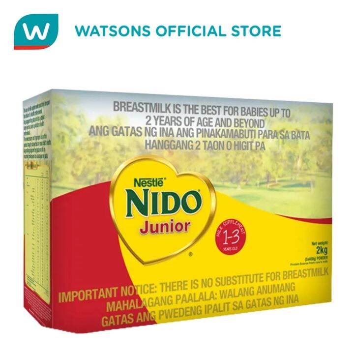 NIDO Junior Supplement For 13 Years 2kg Lazada PH