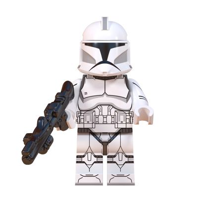 【Ready Stock】ของเล่นตัวต่อฟิกเกอร์ทหาร Space Wars Clone Trooper ขนาดเล็ก สําหรับเด็ก