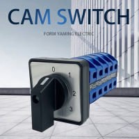 ใหม่ YMW26-205 Cam Switch 0-3ตำแหน่งตัวเลือก DIY Rotary Changeover 20ขั้วสกรู Silver Contact LW26 LW28