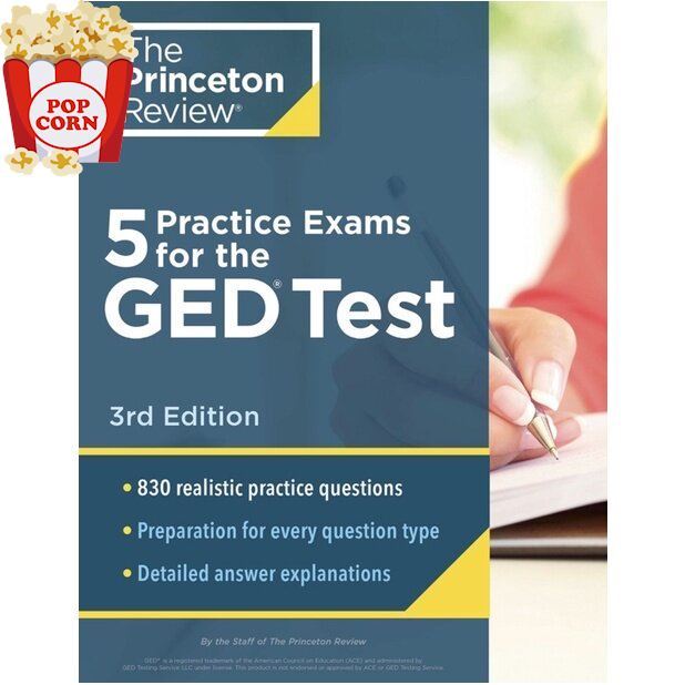 HOT DEALS &gt;&gt;&gt; หนังสือภาษาอังกฤษ 5 Practice Exams for the GED Test, Extra Prep for a Higher Score (College Test Preparation)3rd Edition