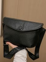 Bags for Women 2023 New Genuine Leather Womens Bags Textured Soft Leather First-Layer Cowhide Chest Bag Fashionable and Versatile Shoulder Crossbody Bag 【JYUE】