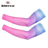 Men Women Ice Fabric Breathable Sun Protection Running Arm Sleeves Fitness Basketball Sports Cycling Sleeves Outdoor Arm Warmers