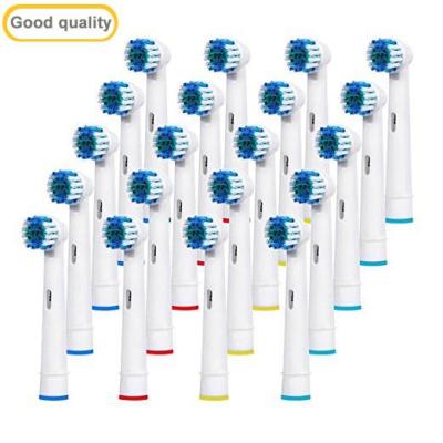 ♣☋△ 20pcs Oral A B Sensitive Gum Care Electric Toothbrush Replacement Brush Heads Sensitive Brush Heads Extra Soft Bristles