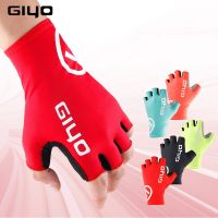 hotx【DT】 Breaking Wind Cycling Half Gloves Anti-slip Mittens Racing Road