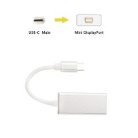 4K USB C To Mini DP USB 3.1 Type C To Mini Display Port Adapter Thunderbolt 3 To Mini DP Converter For MacBook Pro Cables