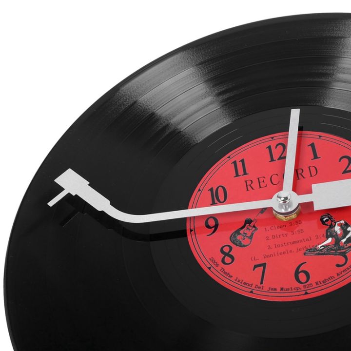 2x-european-retro-nostalgic-ultra-quiet-clock-vinyl-record-personality-wall-clock-cafe-bar-decorative-wall-clock