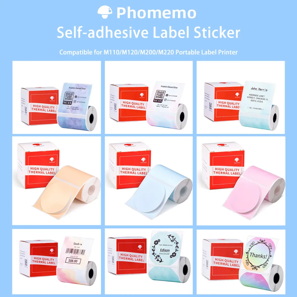 Phomemo M110 Direct Thermal Printer for Label Photo Note Tag