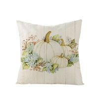 (All Inventory) Autumn Throw Pillow Case Thanksgiving Decorative Pumpkin Pillow Case Autumn Harvest Printed Linen Pillow Case (Contact Information) The seller to support free customization. The pillow is designed with double-sided printing.