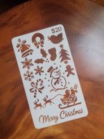 Merry Christmas Layering Stencils for Diy scrapbook/photo album Decorative Embossing Painting Drawing stencilhome decor