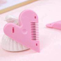 Mini Hair Trimmer Love Heart Shape Hair Cutting Comb Body Bikini Hair Removal Pubic Hair Brushes with Blades Trimming Tools