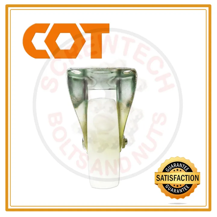 COT Nylon Caster Wheel Flat / Fixed 31/2'' 193080 Lazada PH