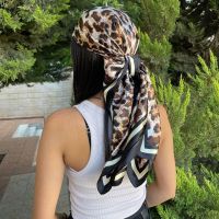 【CC】◘✟  New Silk Scarf And Wrap Designer Luxury Brand Kerchief Neck Head/Hair Scarves Bandana Handkerchief 90X90CM Headscarf