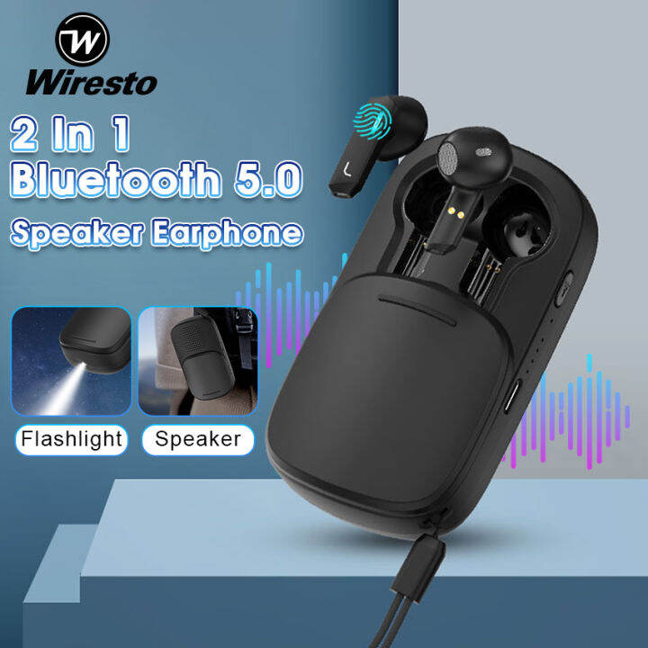 Headphone Bluetooth Nirkabel 2 In 1