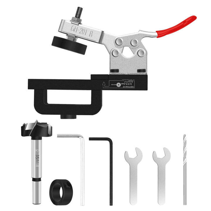35mm Hinge Jig Drilling Machine with Precise Lock Woodworking