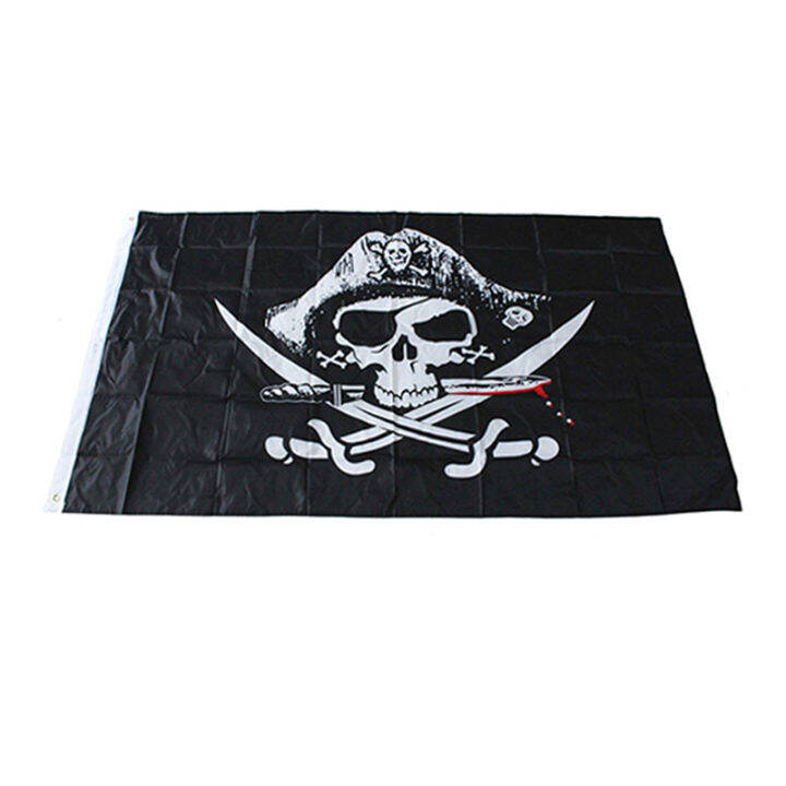 lowest-price-mh-90-150cm-pirate-flags-skull-และ-crossbones-sabes-swords-flags-halloween-decor