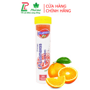 Combo 2 tuýp Viên Sủi vị cam Bổ sung vitamin C, và khoáng chất