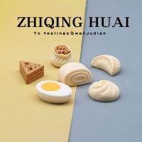 Independent Blind Bag Mini Miniature Simulation Food Breakfast Steamed Buns Shaomai Play House Toys Kitchen Food Play Ornaments 【OCT】
