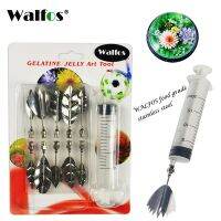 【hot】❦♣  Walfos pieces Jelly Tools Gelatin Pudding Nozzle Syringe Russia Set Decorating