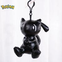 Clarissali 12cm Eevee Pikachued plush Pendant Dark Elf doll Stuffed toy Decorations Keychain