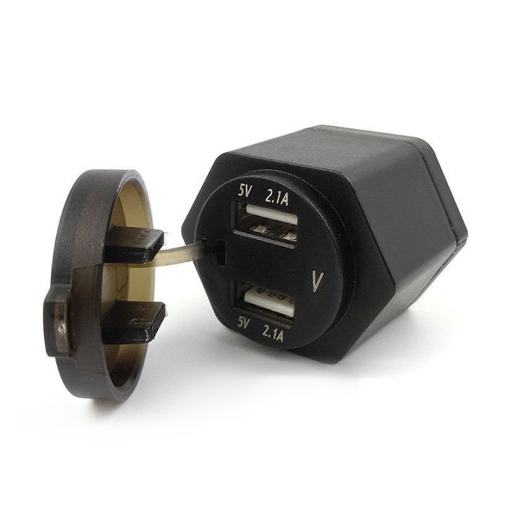 4-2a-aluminum-dual-usb-moto-socket-for-helladin-plug-motorcycle-charger-led-display-power-outlet-adapter
