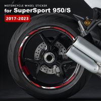 Motorcycle Wheel Sticker Waterproof Rim Decal Streetfighter V4 Accessories For Ducati Supersport 950 S Streetfighter V2 V4S 848