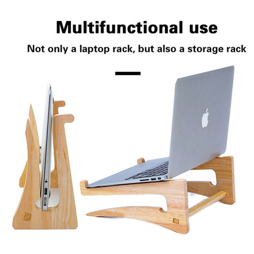 Wood Laptop Stand Increased Height Stand for Macbook any model 13 15 ...