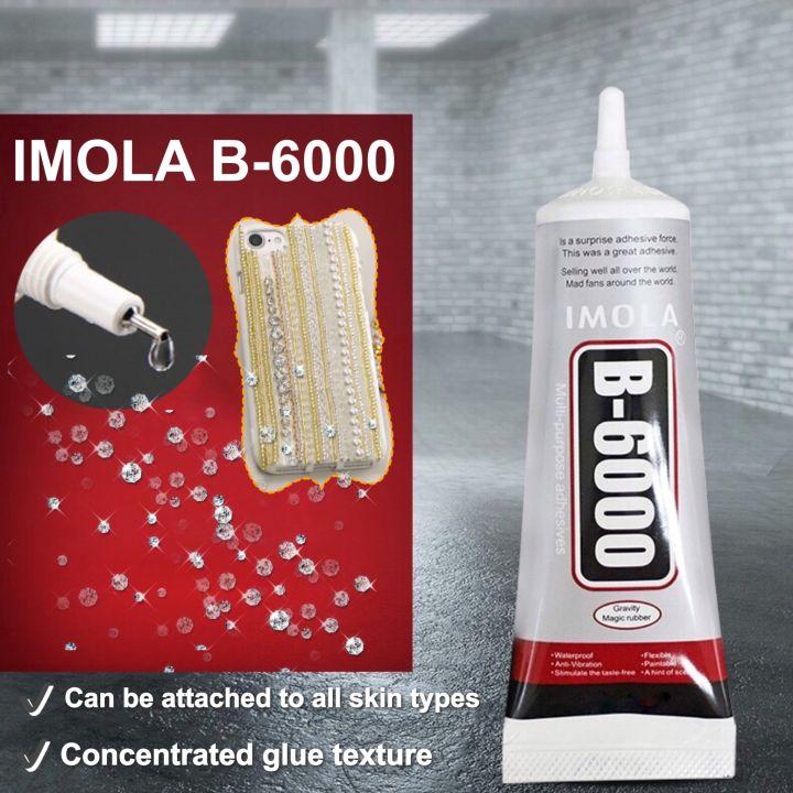glue-imola-b-6000-กาวติดเครื่องประดับ-กาวติดเพชรพลอย-กาวติดเพชร-ออกแบบชิ้นงานติดตกแต่งงานฝีมือ-เครื่องประดับ-กาวติดเพชร-b-6000-ขนาด-9ml