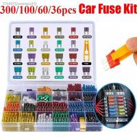 ☍♘❅ 300pcs 5/7/10/15/20/25/30A Car Fuse Car Blade Fuse Assortment Assorted Kit Mini Small Size Blade Set Auto Truck Automotive Fuse