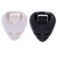 1pc Guitar Plectrum Holder Plactic Box Love Heart Shaped Musical Guitar Pick Case NEW