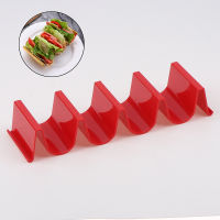 MUXI 1Pcs Rack Tortilla Stand Colorful Tray Taco Shell Holder ABS Sanitary Materials