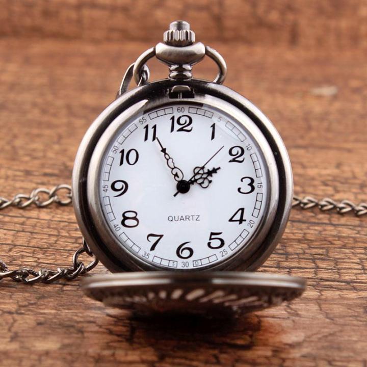 นาฬิกาสายนาฬิกาพกสีบรอนซ์แบบโบราณของชาวอินเดียเป็นของขวัญสำหรับผู้ชาย-relogio-de-bolso