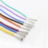 22AWG ความร้อนสายสายซิลิโคนอย่างนิ่มทองแดงแบบยืดหยุ่นสูงอุณหภูมิแสง Wires-5Meter