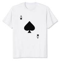 เสื้อยืดผ้าฝ้ายเครื่องแต่งกายเสื้อยืด Deck Of Cards  UD8H