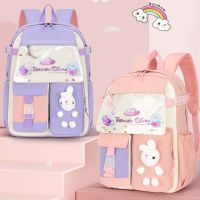【Hot Sale】 Childrens schoolbag primary school students first and second grade girls third fourth Department dirt-resistant simple all-match waterproof backpack