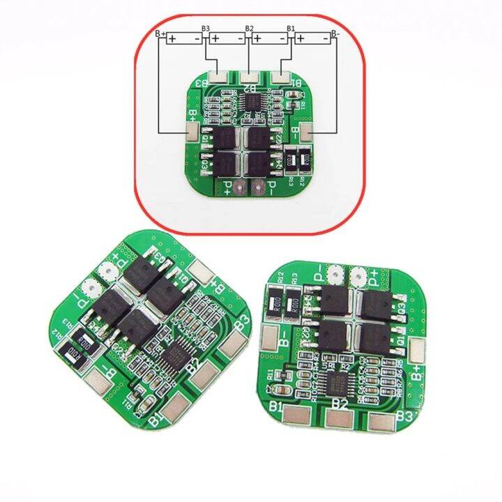 djrgs-4s-20a-แบตเตอรี่ลิเธียมไอออนโอเวอร์ชาร์จโมดูลเซลล์โมดูลป้องกัน-bms-การตรวจจับแรงดันไฟฟ้าวงจร-bms-เครื่องชาร์จ18650แผ่นป้องกันที่ชาร์จบอร์ด-pcb