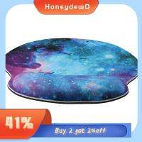 HONEYDEWD สีสันสดใส แผ่นรองเมาส์ ออกแบบตามหลักสรีรศาสตร์ กาแลคซี ที่พยุงข้อมือ การเล่นเกม เมโมรี่โฟม แผ่นรองข้อมือ ออฟฟิศสำหรับทำงาน