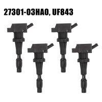 4 Pcs Ignition Coil for 1.6L 2017-2020 27301-03HA0, UF843 Replacement Parts