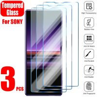 ปกป้องหน้าจอสำหรับ Sony Xperia 5 10 II Plus 3ชิ้น,กระจกนิรภัยสำหรับ XA1 L L2 L3 L4 XZ1 Z3 Z4ขนาดกะทัดรัด Z5